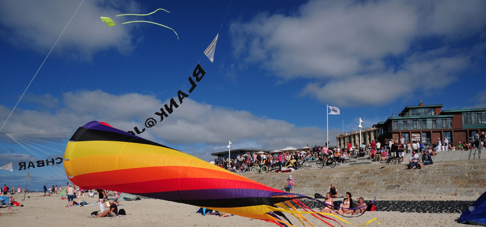 Drachen am Strand von Norderney