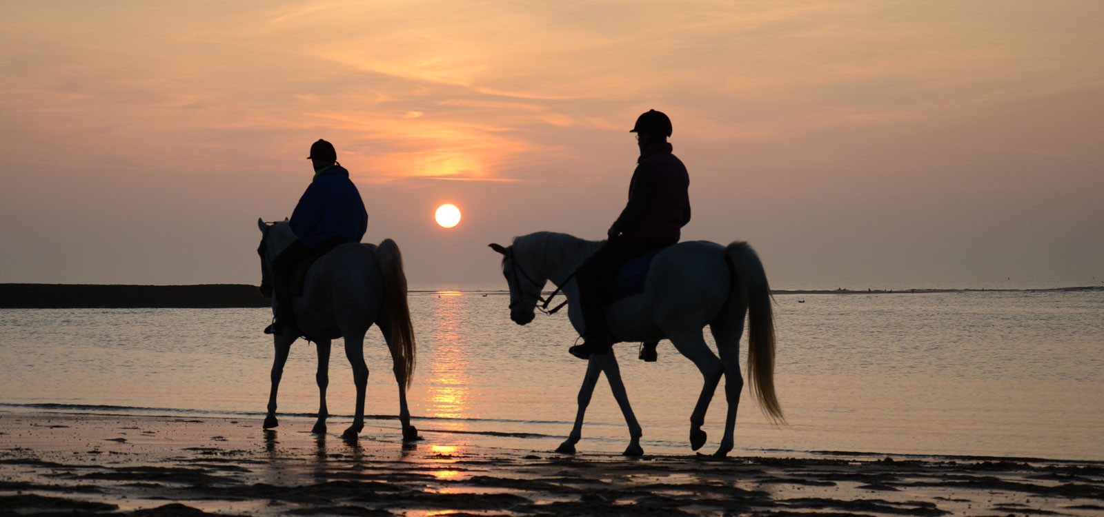 Reiter am Strand von Norderney